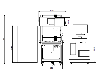 3D 180W CO2 laser marking machine