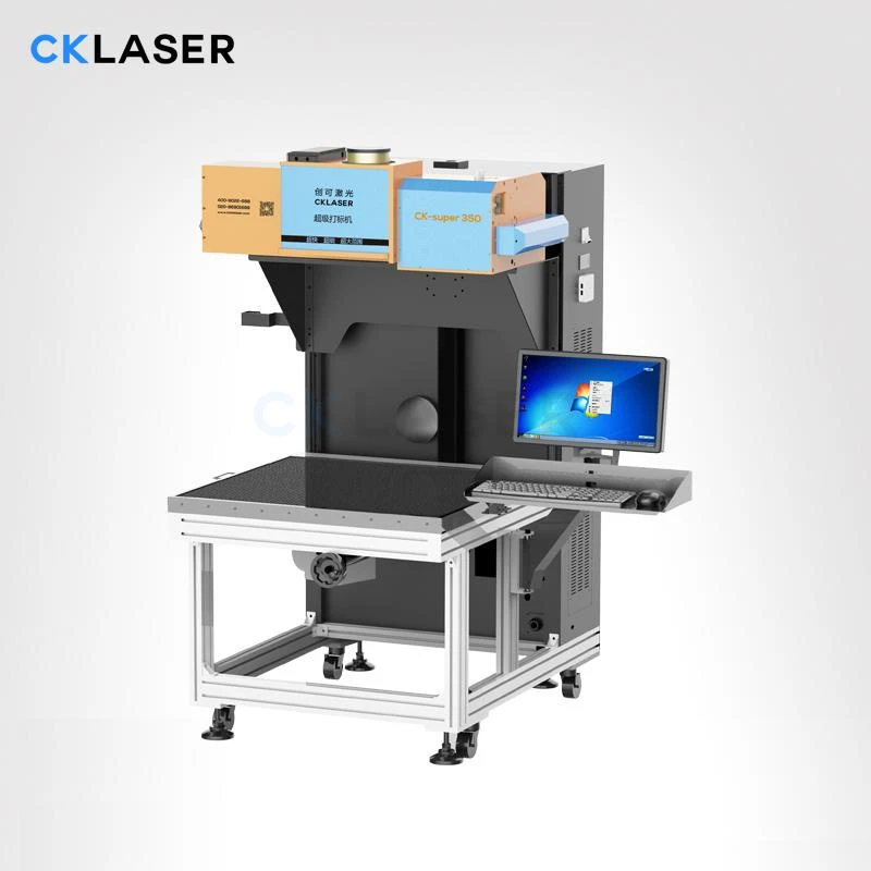 Clothes lettering film laser marking machine