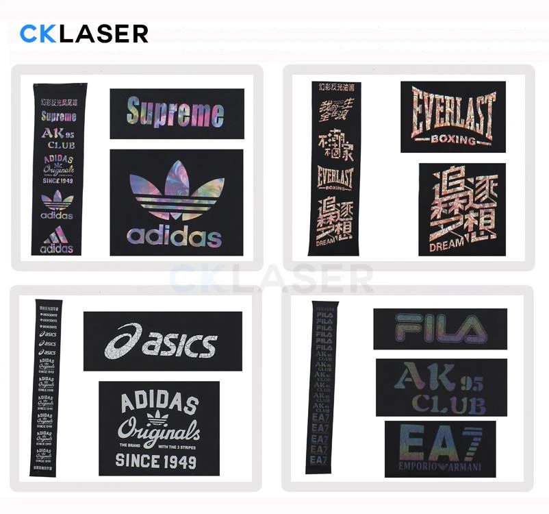 Clothes lettering film laser marking machine